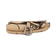 Christian Dior Christian Union Motif Jute Saddle M0446BRUW_M918 #TZB792 3