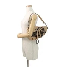 Christian Dior Christian Union Motif Jute Saddle M0446BRUW_M918 #TZB792 4