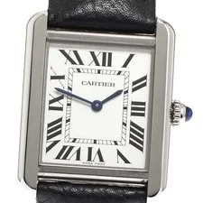 Cartier — Cartier Tank Solo SM WSTA0030 Silver Dial Quartz Watch_960855 — Watch — resale