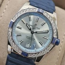 Breitling Chronomat A17356 38mm Stainless Steel Blue #UW705 2