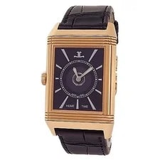Jaeger-LeCoultre Reverso Classic Duoface 18k Rose Gold Silver Q3832420 2