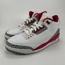 Air Jordan — Air Jordan 3 Retro Cardinal White Gold CT8532-126 — Sneaker — resale