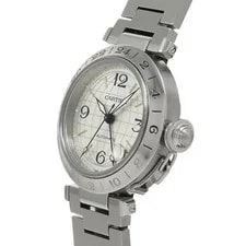 Cartier Pasha C Meridian GMT W31029M7 Silver 2