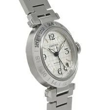 Cartier Pasha C Meridian GMT W31029M7 Silver 3