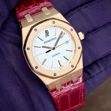 Audemars Piguet — Audemars Piguet Royal Oak White Dial Rose Gold 39mm "Jumbo" Ref - 15300OR — Watch — resale