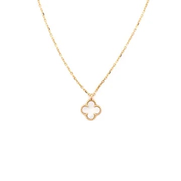 Van Cleef & Arpels — Sweet Alhambra 18K Yellow Gold and Mother of Pearl — Jewelry — resale