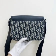 Christian Dior Saddle MM Crossbody Dark Classic 2
