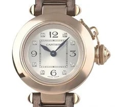 Cartier — Cartier Miss Pasha WJ124028 Quartz 27mm Diamond Dial Pink Gold — Watch — resale