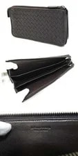 Bottega Veneta Pouch Dark Woven Small 2