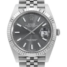 Rolex — Rolex Datejust 41 126334 Slate (Grey) 5-row Bar Jubilee Bracelet Random Numb... — Watch — resale