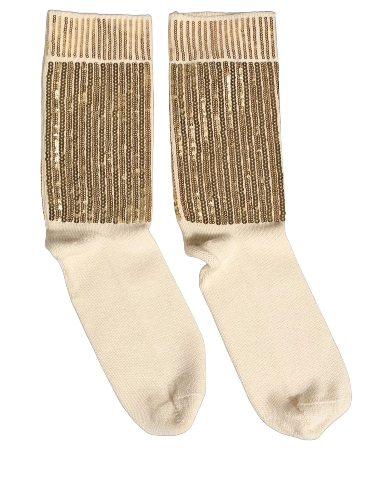 Dolce & Gabbana Dark Sequined Knee High Accessory Socks 2