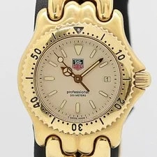 TAG Heuer — Good Condition Working TAG Heuer Cell Pro 200m WG1330 0 QZ Date Ivory Dial Ladie — Watch — resale