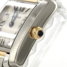 Authentic Cartier Tank Française SM Two-tone W51007Q4 SSxYG Quartz #230-000... 4