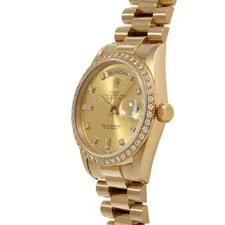 Rolex Day-Date 18338A 36mm Yellow Gold Champagne #WW7789 2