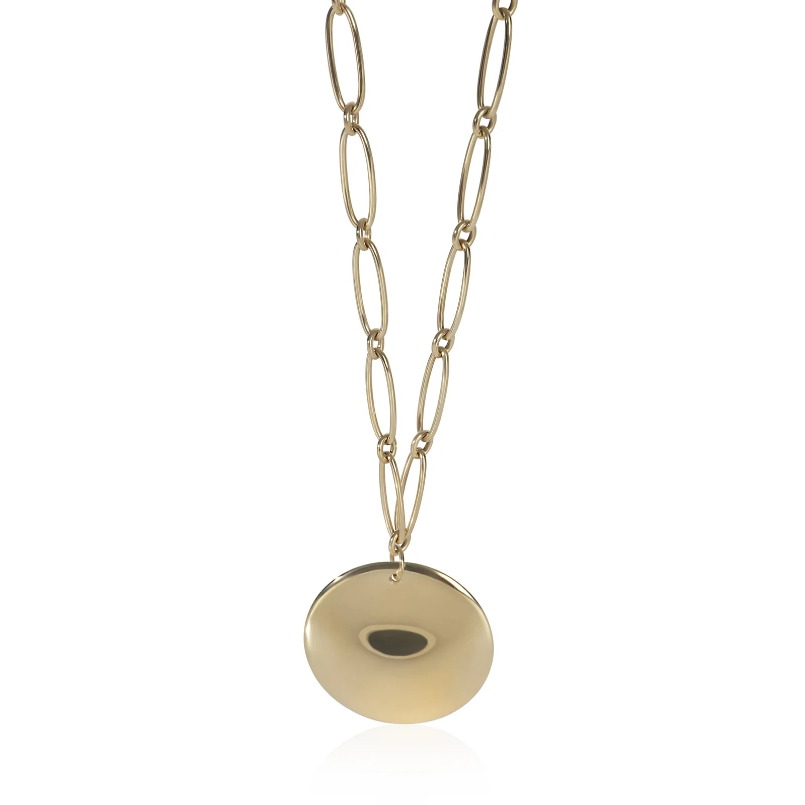 Tiffany & Co. — Tiffany & Co. Yellow Gold Elsa Peretti Round Disc 18k — Jewelry — resale