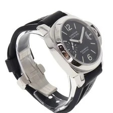 Panerai Luminor44 PAM00104 Stainless Steel Leather Diamond With Box #KNW1075 3