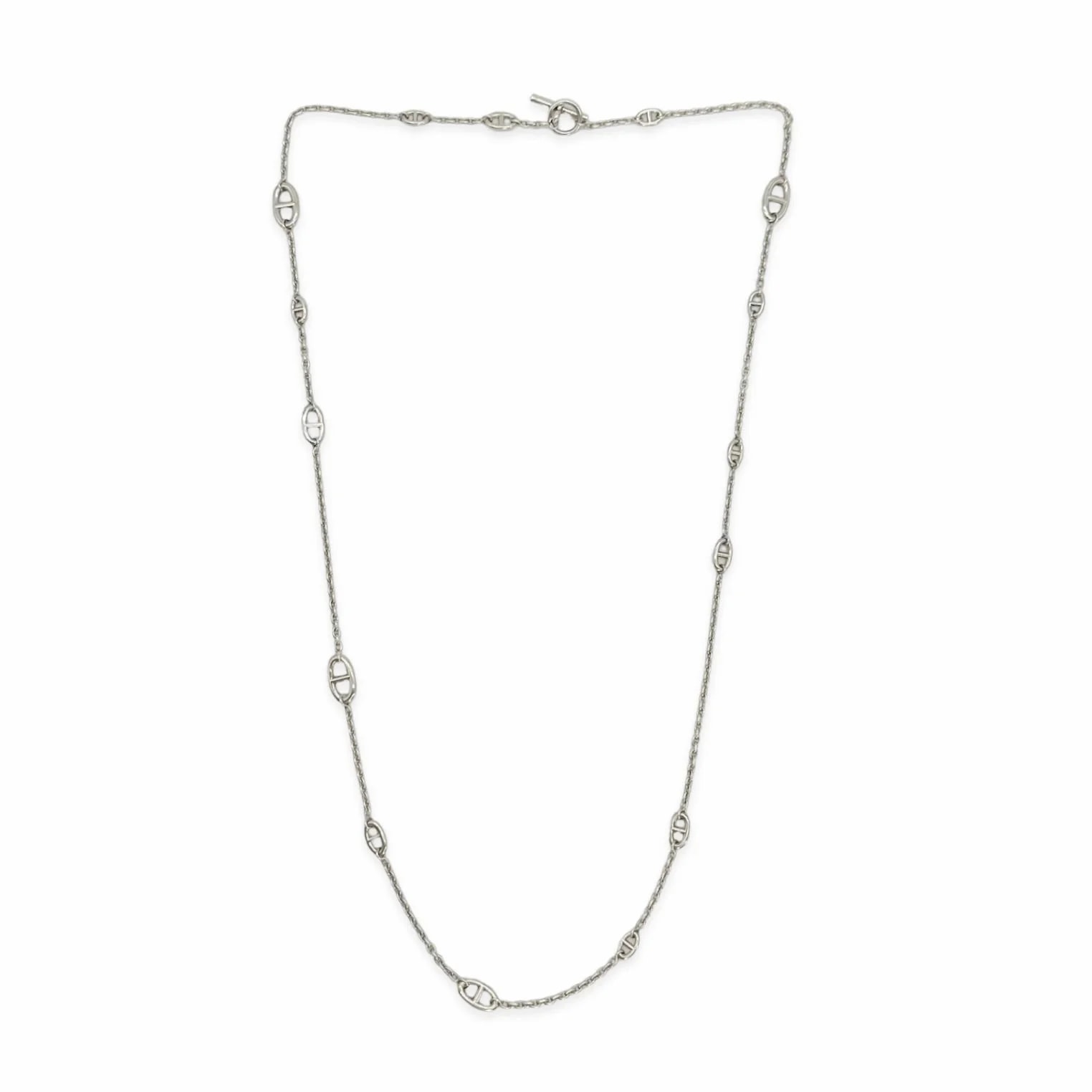 Luv Luxe Scottsdale — Hermes Long Farandole Horsebit Necklace 120 — Accessory — resale