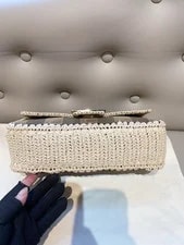 Fendi Medium Woven Baguette, （26×13×7）cm 3