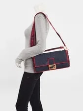 Fendi / Dark Large Baguette 8BR771 2
