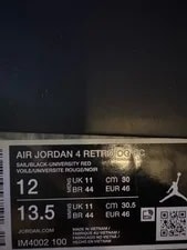 Size 12 - Air Jordan 4 Retro Flight Club IM4002-100 3