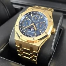Audemars Piguet Royal Oak Perpetual Calendar Blue Dial Yellow Gold 41mm 3