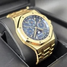 Audemars Piguet Royal Oak Perpetual Calendar Blue Dial Yellow Gold 41mm 4