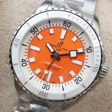 Breitling A17377 36mm Stainless Steel Orange #UW297 2
