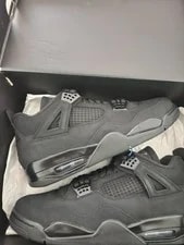 Size 13M/14.5W - Jordan 4 Retro Cat (2025) FV5029-010 2