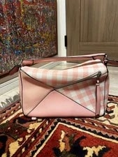 Loewe Puzzle, Size M, Gingham Check 3