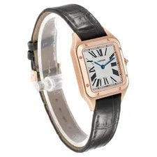 Cartier Santos Dumont Rose Gold Silver Dial WGSA0022 Card 3