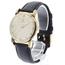 Omega — Omega C2445-7SC 32mm Ss/gp Gold Dial Automatic #C1870 — Watch — resale