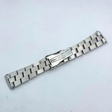 Breitling 874A Fighter 22mm Metal Band Silver Japan 071327 2