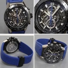 TAG Heuer Carrera Caliber Heuer 01 Blue Touch Edition (CAR2A1T.FT6052) From Japa 2