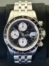 Tudor — Tudor Prince Date Chrono 79260P Non-Tiger “Small Block” Black Dial/Bezel — Watch — resale