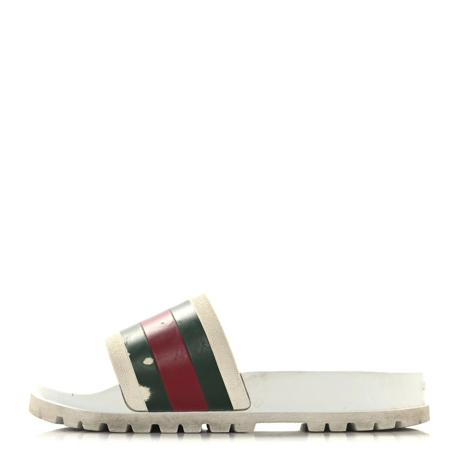 Gucci — Web Lug Sole Slide Great 5 — Designer Shoe — resale