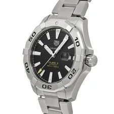 TAG Heuer Aquaracer 5 WAY2010.BA0927 WAY2010 Black Dial Stainless Steel #W3014 2