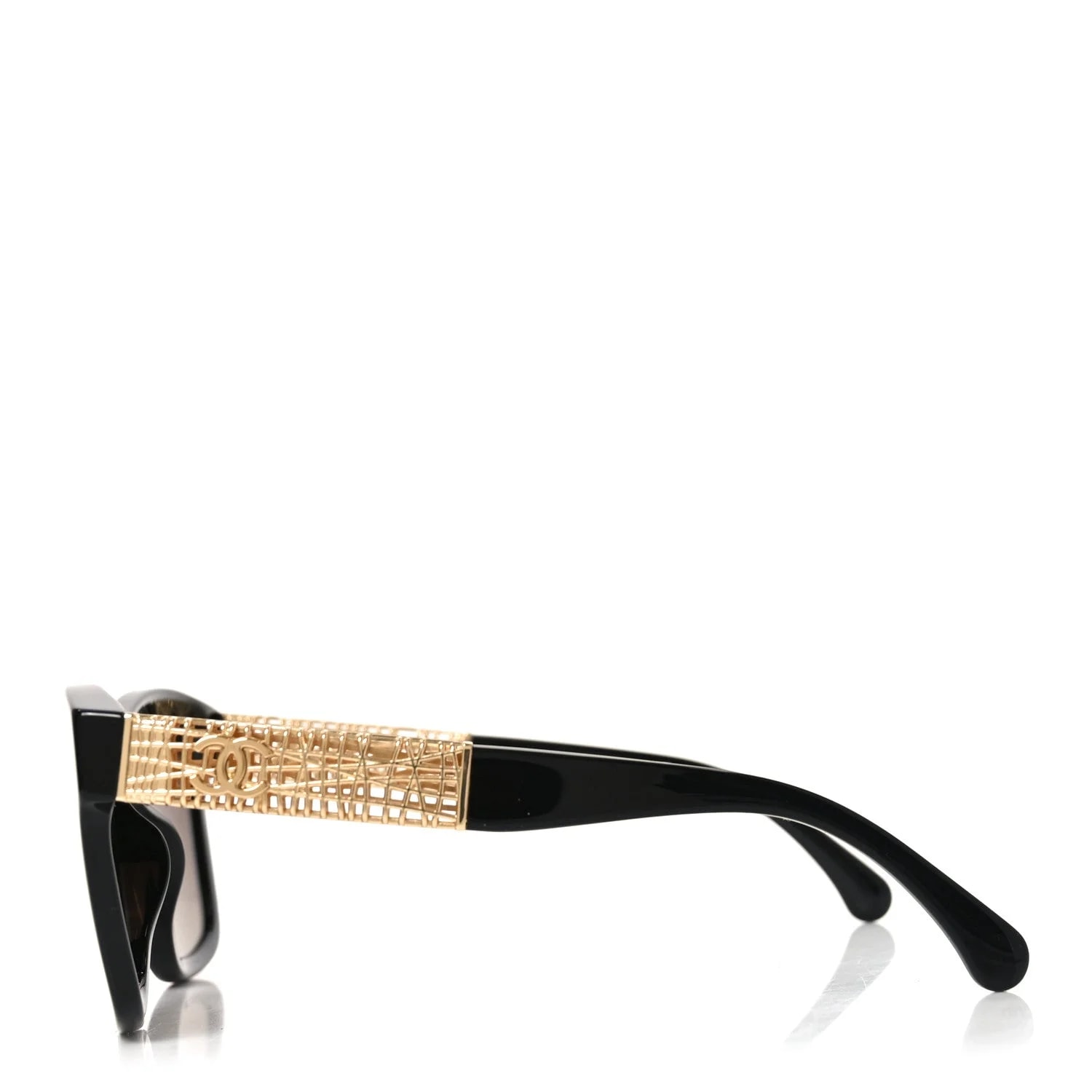 Acetate Metal Polarized Square Sunglasses 5533-A 3