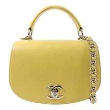 Chanel — Chanel CC SHW Top Handle Flap 2 Way Chain — Handbag — resale