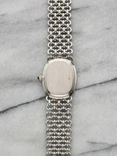 1970s Patek Philippe Ellipse 4266/905 18K White Gold Manual Onyx Dial 22x26mm 4