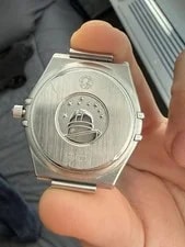 Omega Constellation Blue Dial Quartz Date 32mm 3