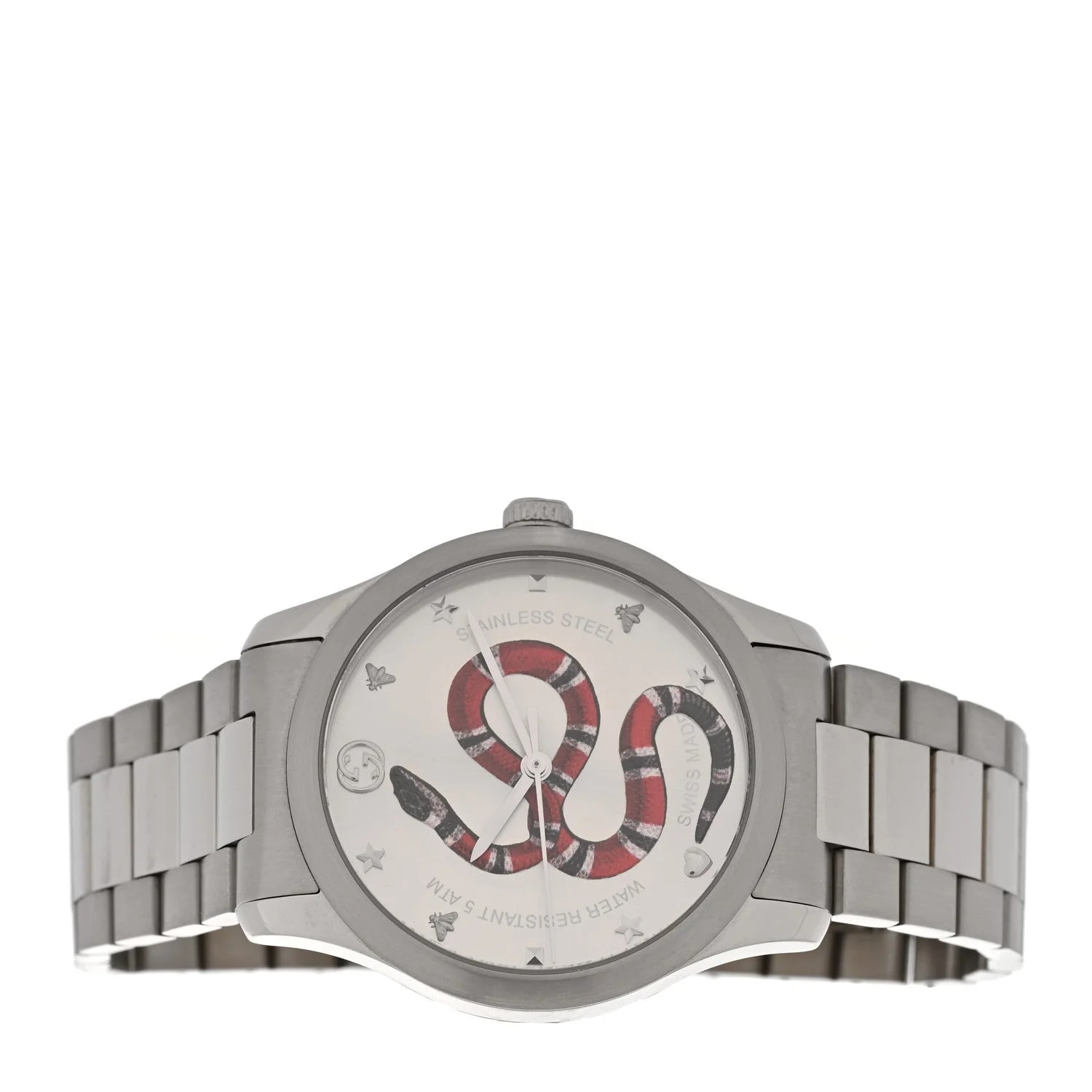 Stainless Steel 38mm G-Timeless Snake Quartz 2