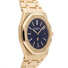 Audemars Piguet Royal Oak Extra-Thin Gold Auto 39mm Blue 15202BA.OO.1240BA.01 3