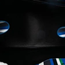 Balenciaga Mini Striped Papier A6 Zip Around 4
