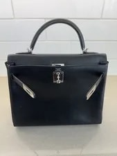 Hermès — Hermes Kelly Retourne 32 – Palladium Authentic 2001 — Handbag — resale