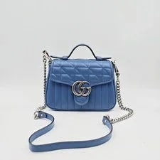 Gucci — X322 Gucci Marmont Mini Top Handle 26.07.05 — Handbag — resale