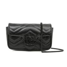 Gucci — Gucci GG Marmont Matelassé Super Mini Chain Crossbody 476433 — Handbag — resale