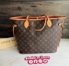 Authentic Louis Vuitton Neverfull Peony 2