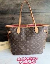 Authentic Louis Vuitton Neverfull Peony 3