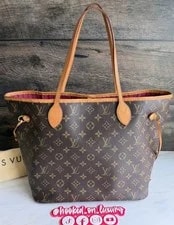 Authentic Louis Vuitton Neverfull Peony 4