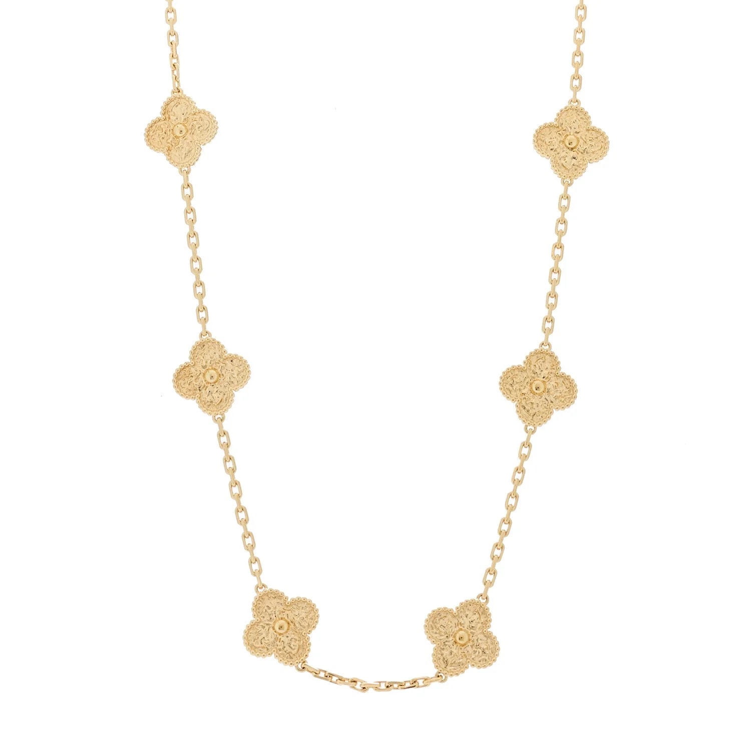 Van Cleef & Arpels — 18K Yellow Gold 20 Motifs Alhambra — Jewelry — resale